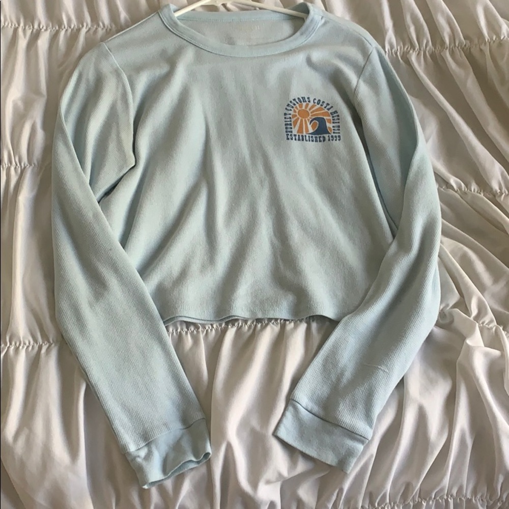 Baby blue Hurley long sleeve